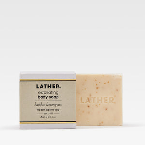 Bamboo Lemongrass Exfoliating Body Soap With Oatmeal