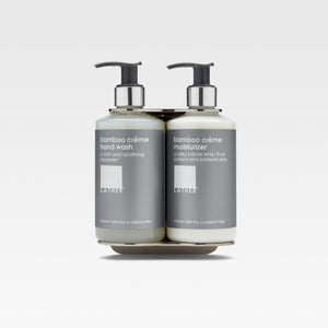 Bamboo Crème Double Polished Stainless Steel Bracket